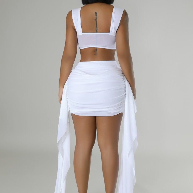 Goddess of Love Two Piece Set -White
