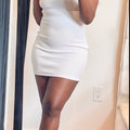 Essential Bodycon Dress  2.0 - White