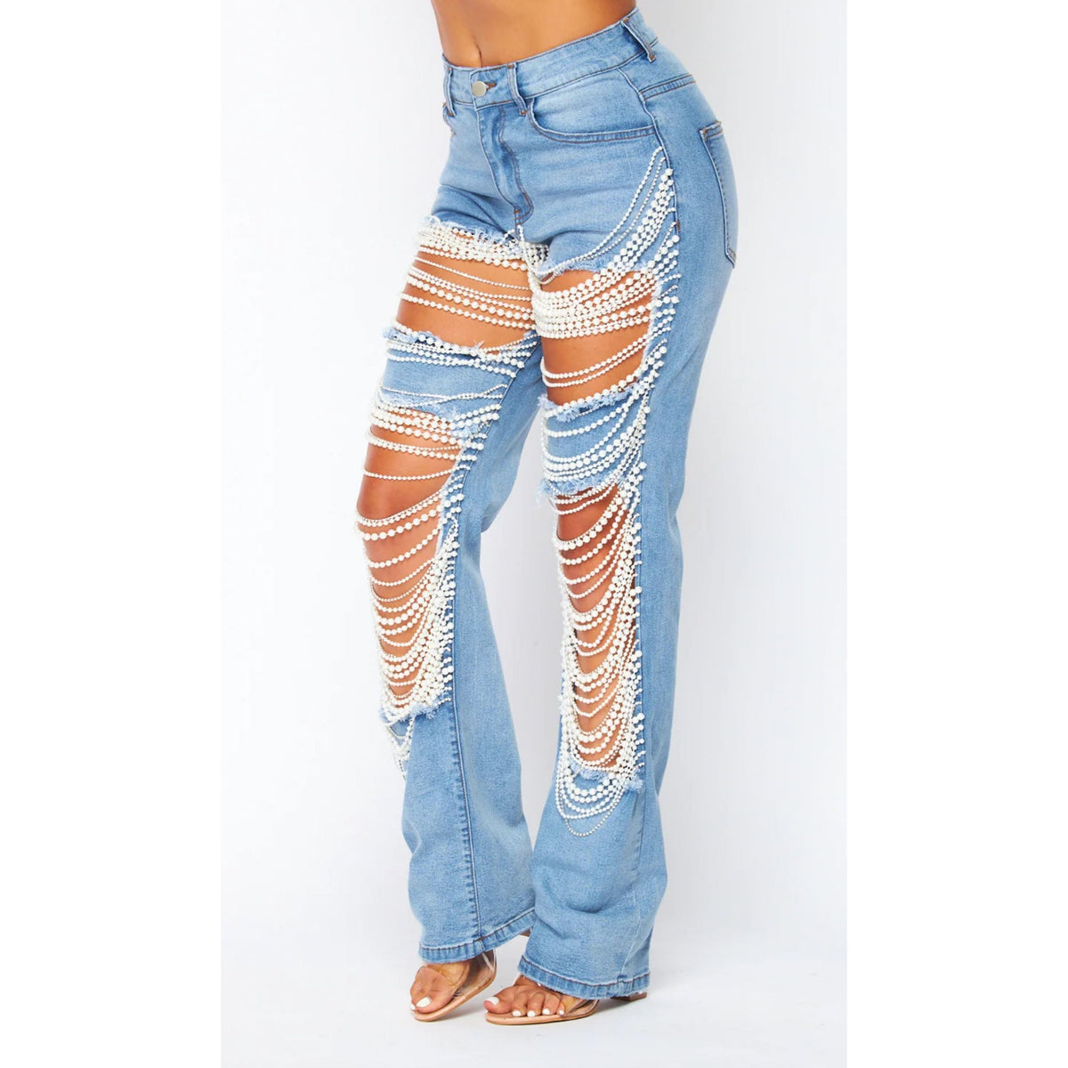 Diamond of the Sea Pearl Denim Jeans