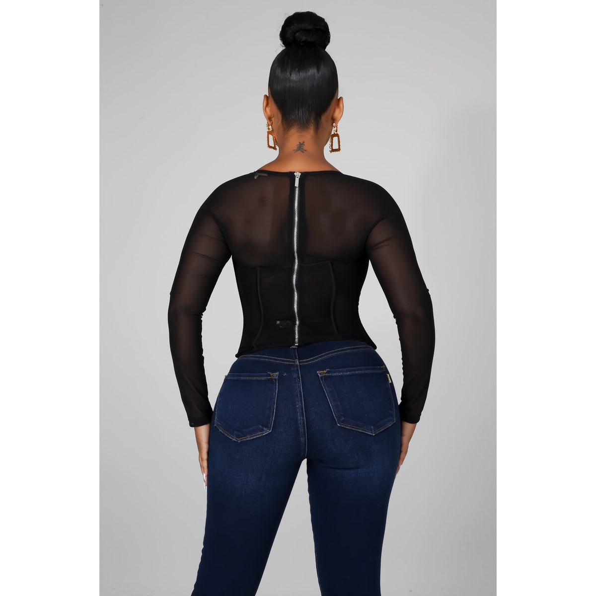 Snatched Corset Top - Black