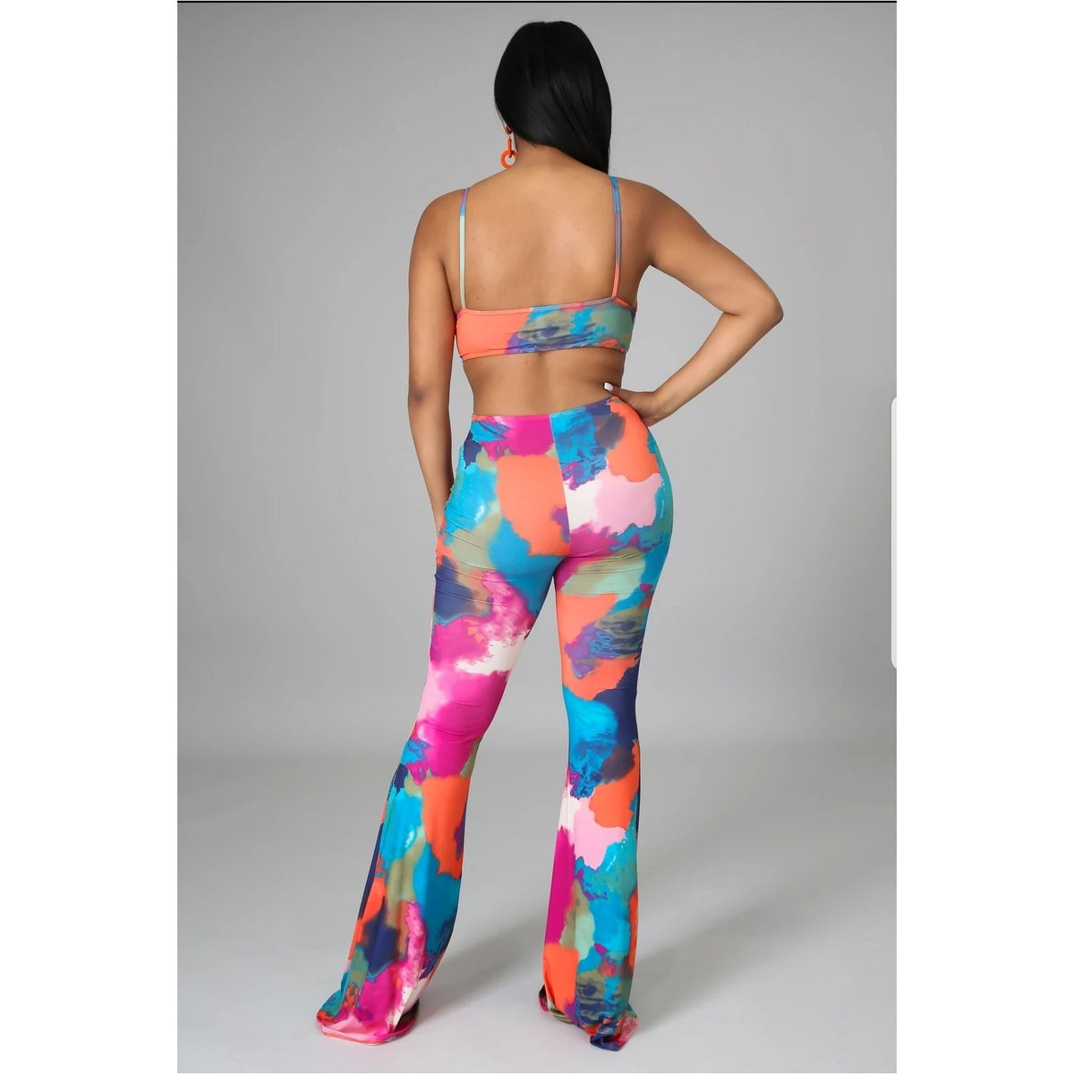 Colorful Cut-Out Jumpsuit